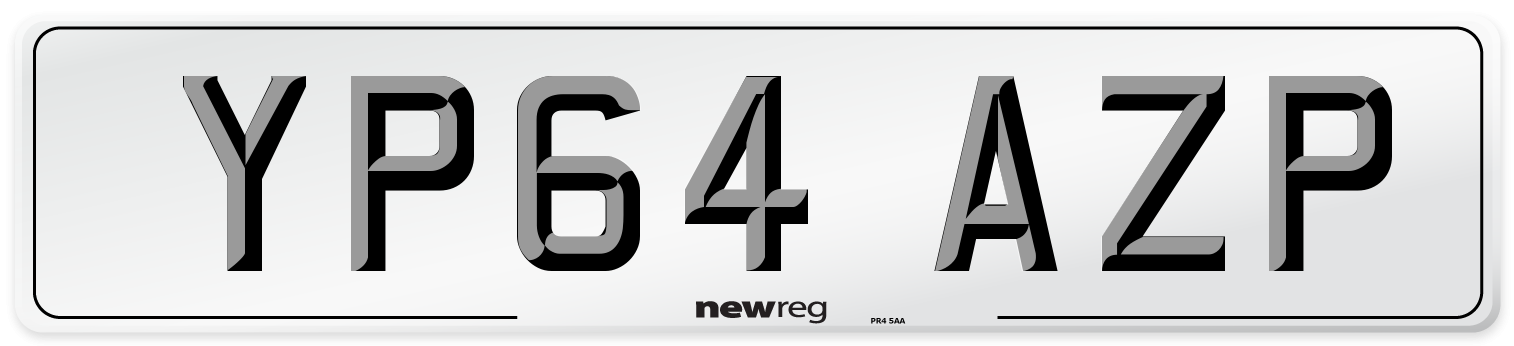 YP64 AZP Number Plate from New Reg